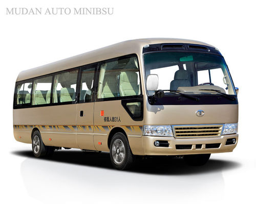 China Autobús del pasajero autobús de visita turística de la caja de cambios/del motor manuales 19 de ISUZU proveedor