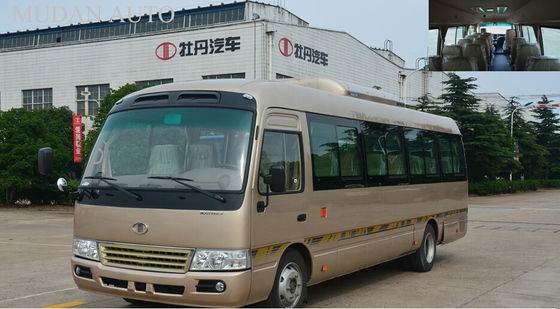 China Autobús del coche del modelo del microbús de la estrella del turismo del freno neumático RHD con estándar del euro III proveedor