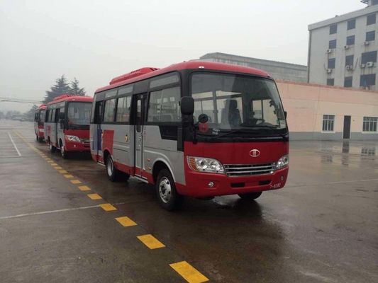 China Autobuses durables del viaje de Red Star con autobús del pasajero de la capacidad de 31 asientos el pequeño para la compañía proveedor