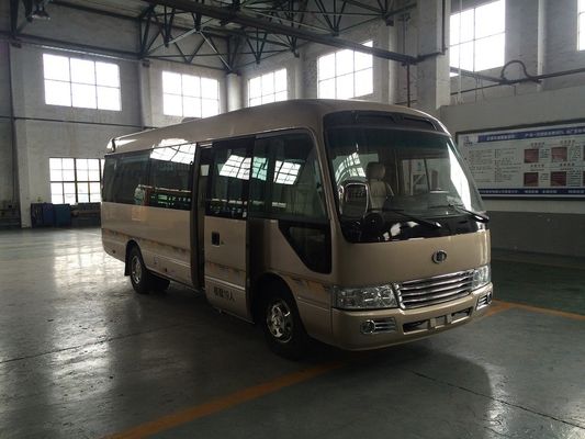 China Autobús del pasajero del microbús 30 de la estrella del poder del techo corredizo 145HP mini con el desplazamiento de la ventana lateral proveedor