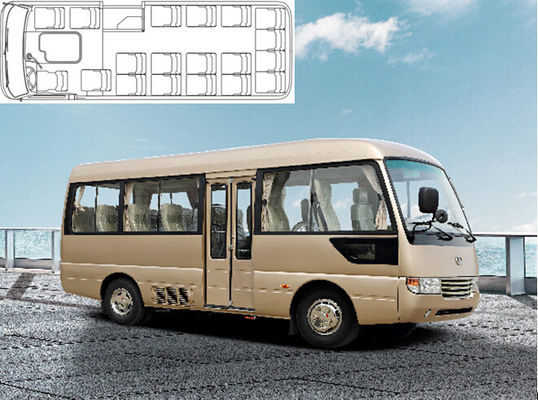 China Freno neumático diesel de motor de la acción de Van de pasajero del lujo 25 del autobús del euro 3 de Mudan mini proveedor