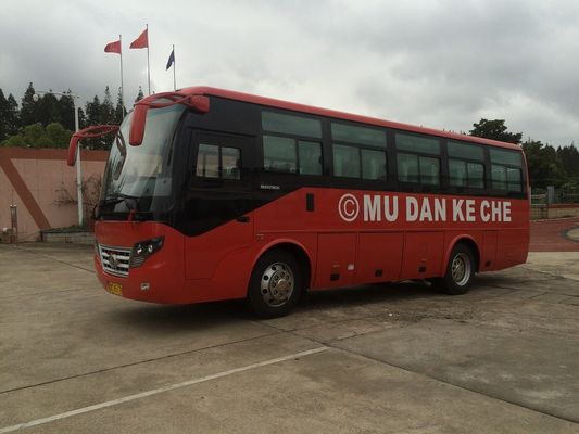 China lanzadera de visita turístico de excursión de la dirección de Ower del autobús del alto del tejado 30 de la gasolina 3.7L autobús del pasajero proveedor