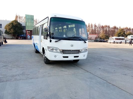 China Los autobuses de visita turístico de excursión blancos y azules de la estrella de la izquierda/de la conducción a la derecha transportan al pasajero turístico proveedor