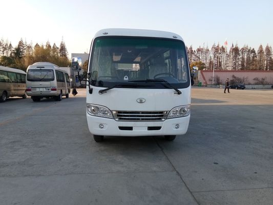 China Diesel con eje trasero de la distancia entre ejes RHD del negocio 30 del microbús ahorro de energía largo de Seater proveedor