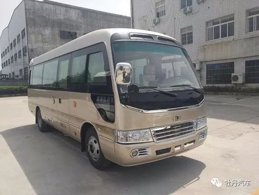 China Autobús de tracción de la rueda delantera del minibús de tamaño medio de 19 plazas con motor JE4D28Q5G proveedor